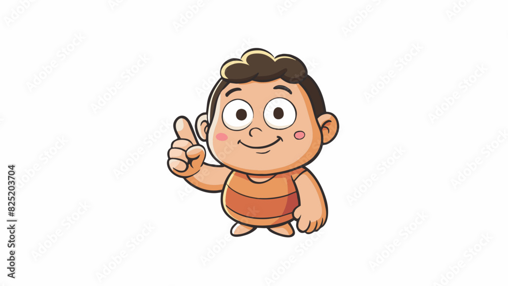 Aufkleber a small childs finger is short and chubby with a dimpled knuckle at the base. it eagerly reaches out