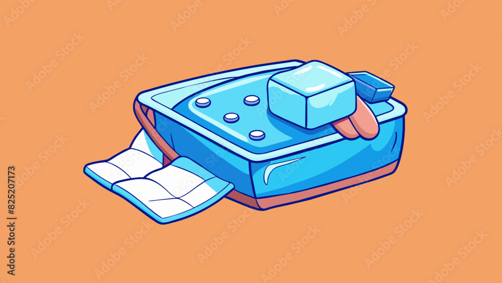 Poster ice pack a plastic bag filled with ice cubes or frozen gel is p on the injured area to reduce swelli