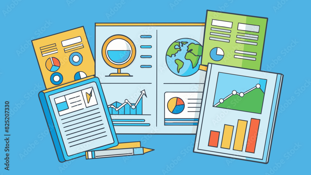 Poster In addition to written information reports may also include visuals such as photographs diagrams or maps. These elements are used to enhance the. Cartoon Vector.