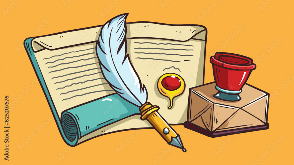 Poster in the 18th century writing letters was a popular form of communication. instead of modern envelopes