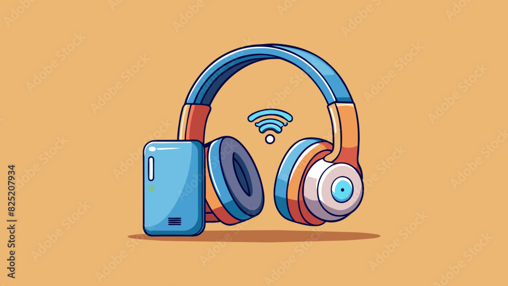 Poster let is a pair of wireless headphones with a sleek minimalist design. they come in a compact charging