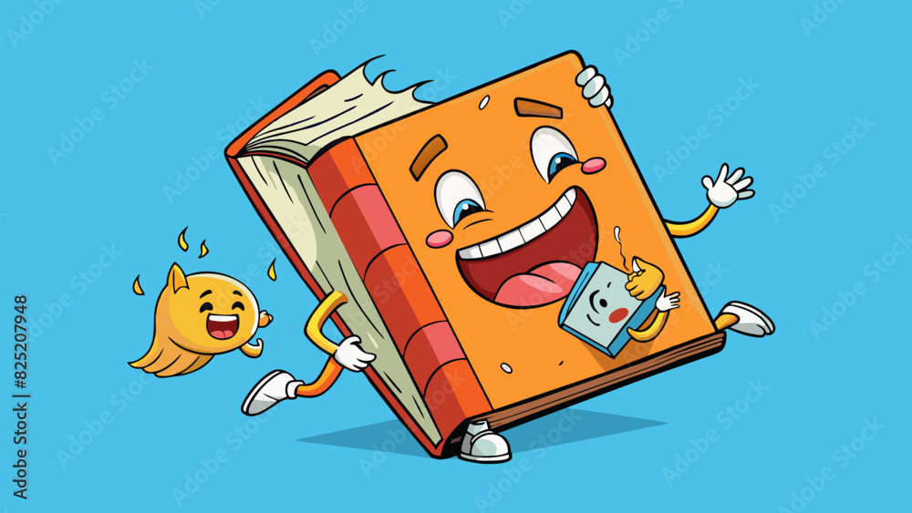 Poster Life is like a book filled with chapters of joy heartache and everything in between. Each chapter brings new characters plot twists and lessons to be. Cartoon Vector.