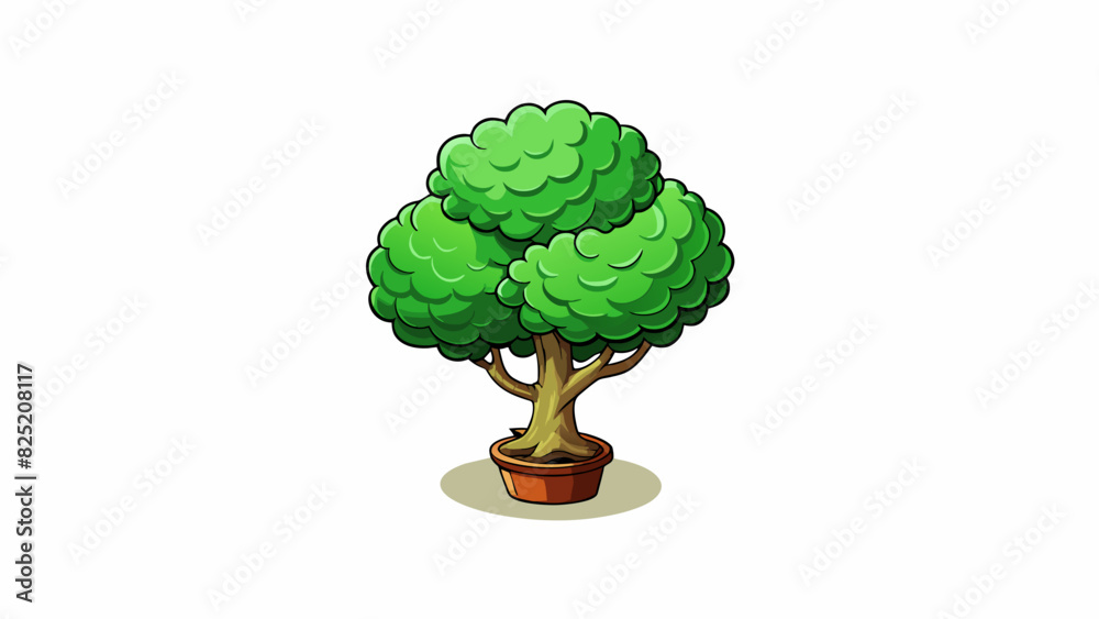 Poster miniature tree this miniature tree stands less than a foot tall with twisted branches and vibrant gr