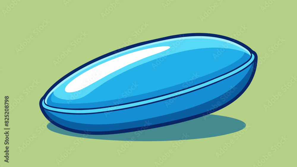 Leinwandbilder sleek and smooth reflecting the light in a glossy sheen like a mirror.. cartoon vector.
