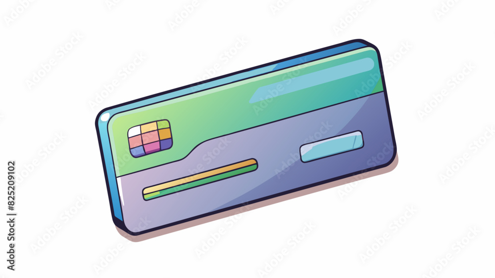 Aufkleber the bill was a small rectangular card made of plastic. it was thin and flexible with a glossy finish