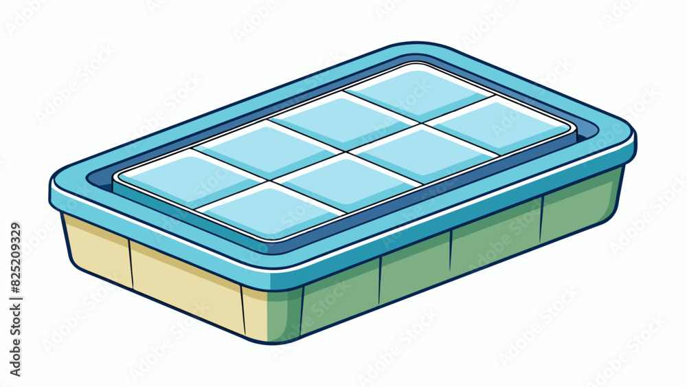 Aufkleber The case was a small rectangular box made of sy plastic material with a snapon lid. It had a smooth surface and four ridges on each corner for extra. Cartoon Vector.