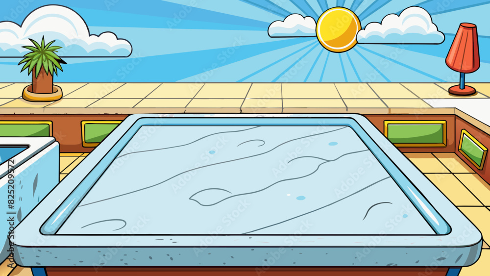 Poster the cool smooth surface of a marble countertop almost icy to the touch providing a refreshing sensat