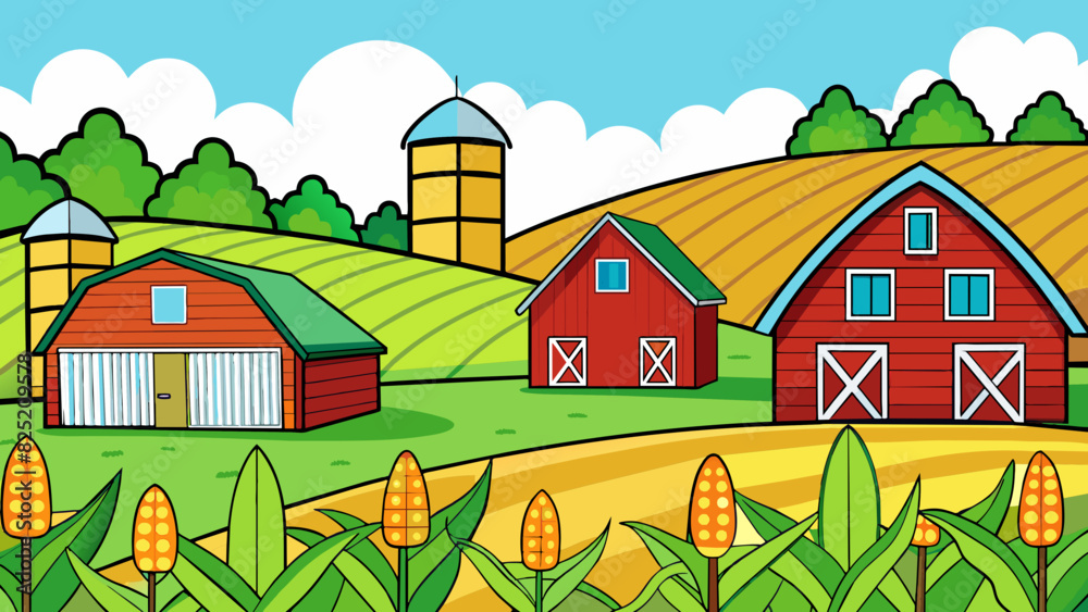 Poster the county is filled with charming wooden barns each with a unique color and pattern of peeling pain
