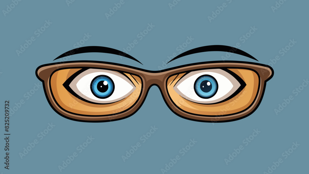 Aufkleber the eye was hidden behind a pair of thick blackrimmed glasses. its iris was an unassuming shade of h
