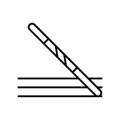 Javelin icon. outline icon
