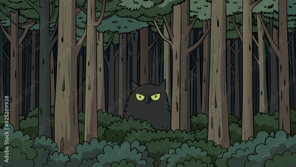 Poster the forest was thick and dense the darkness creeping through the trees and hiding any signs of life.