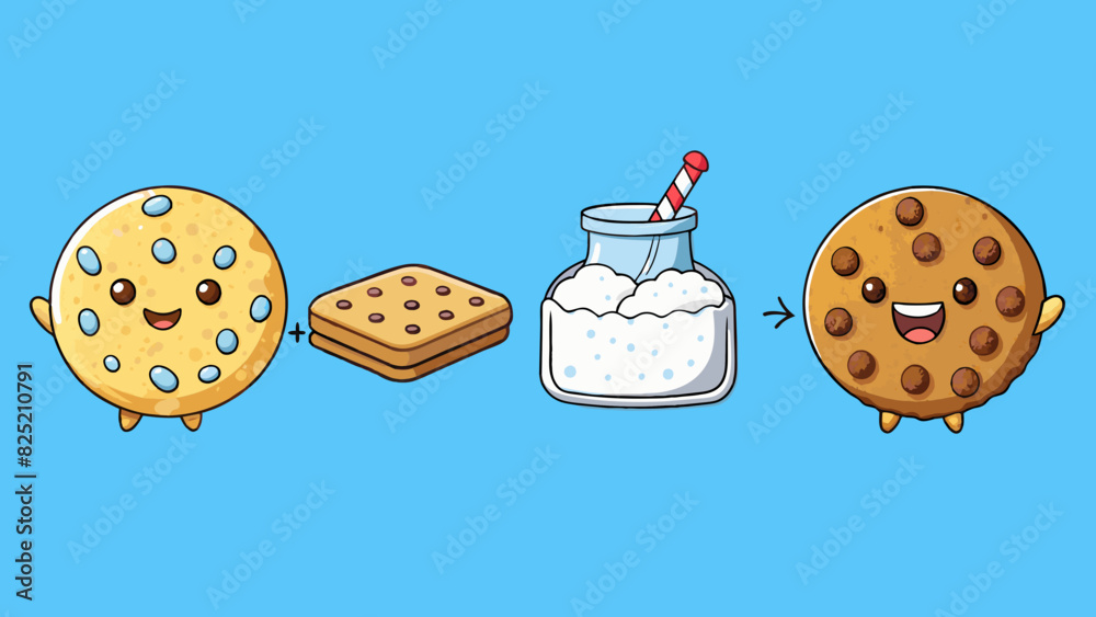 Poster the original recipe for a chocolate chip cookie calls for basic ingredients like flour butter sugar 