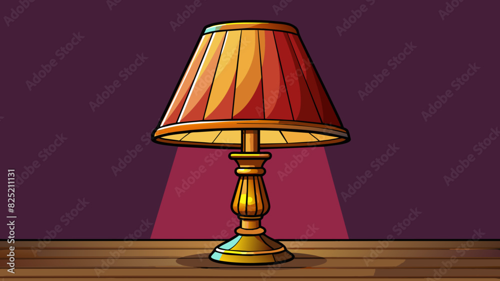 Poster the shall lamp emits a warm glowing light that creates a cozy atmosphere in any room. its base is ma