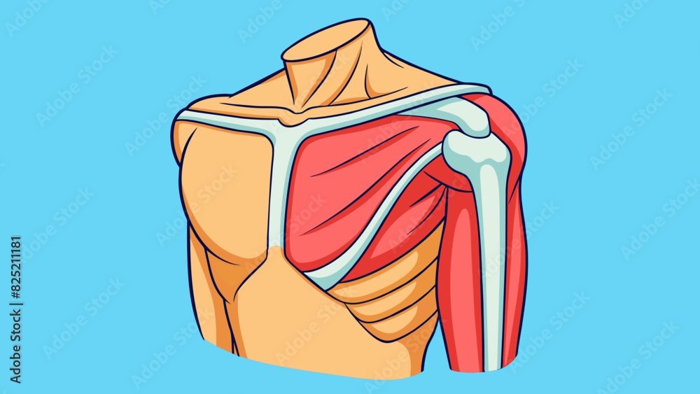 Poster the shoulder is covered by a layer of soft tissue including the deltoid muscle giving it a smooth ap