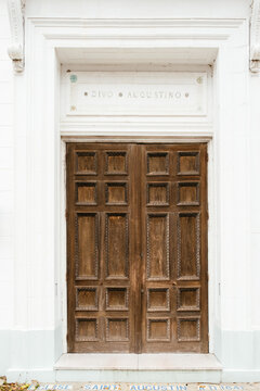 Wooden Doors of St.  Augustine Church New Orleans