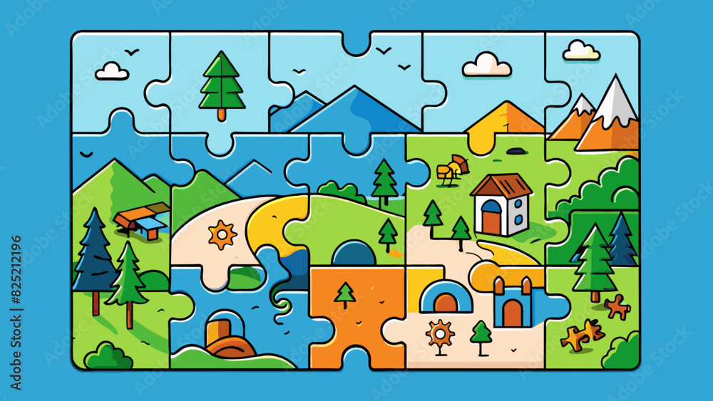 Poster you wont be able to finish the puzzle unless you have all the pieces. the puzzle is a 500piece lands