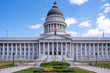Utah state capitol building in Salt Lake City