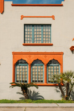 Mission Style Train Depot Building in Mississippi
