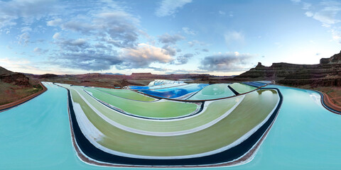 Potash Evaporation Ponds