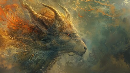 Dragon art for fantasy themed designs