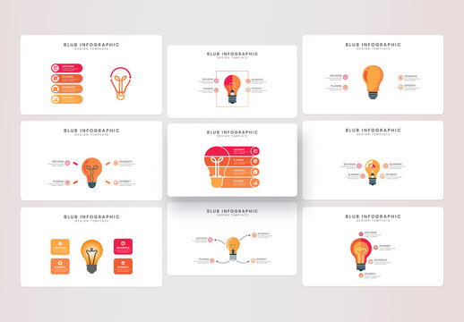 Bulb Infographic Template