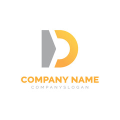 Letter DC logo design, vector logo design 