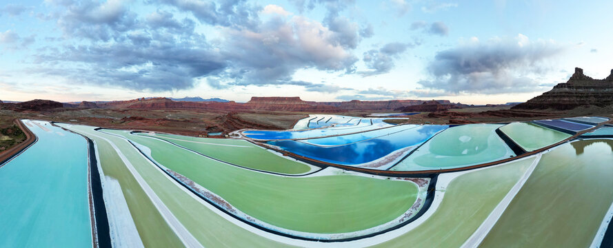 Potash Evaporation Ponds