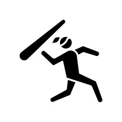 javelin icon. solid icon