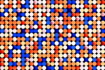 Retro Colors Polka Dot Wallpaper