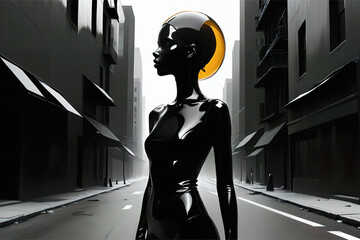 silhouette of a person