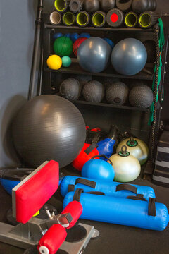 Fitness equipment at the gym