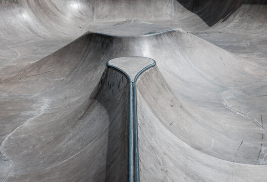 Abstract of skatepark