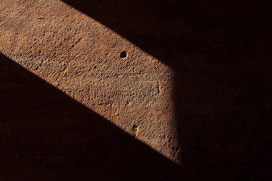 Stone natural texture, Rugged Red Rock Close-Up