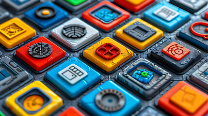 series of screen educational app work seamlessly across various device Incorporate interactive element engaging learning experience including quiz video tutorial progress tracking Use bright inviting 