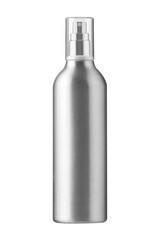 Blank packaging  bottle for deodorant product design mock-up on white background, Blank white aluminum can
