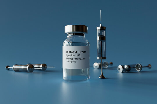 Fentanyl Injection Vial and Syringe Set