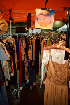 second hand vintage booth