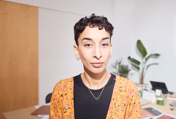 Contemporary Professional with Bold Office Style