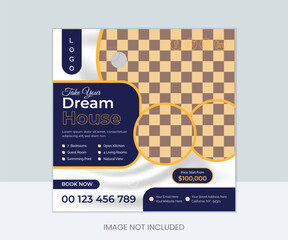 Real estate social media post design