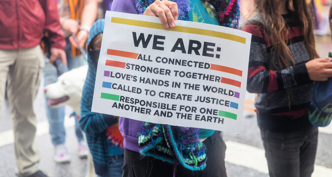 Sign about community