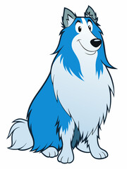 vector illustration of dog
