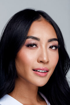 A graceful alluring beauty portrait