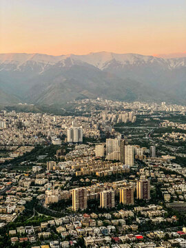  Tehran Cityscape at Sunset

