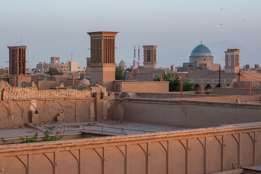 Yazd Skyline with Windcatchers