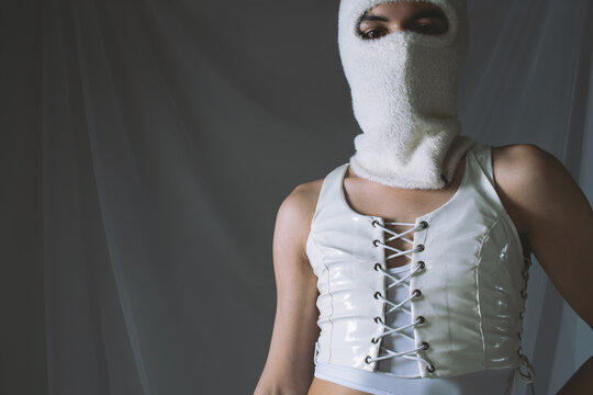 Subversive  and delicate queer portrait