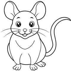 cute-mouse vector design 