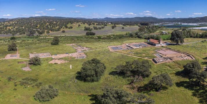 Arucci Turobriga, 1st century Hispano-Roman city, Aroche,Huelva, Andalusia, Spain