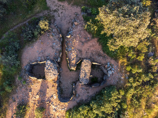 archaeological site of El Pozuelo, Dolmens,  municipal district of Zalamea la Real, Huelva, Andalusia, Spain