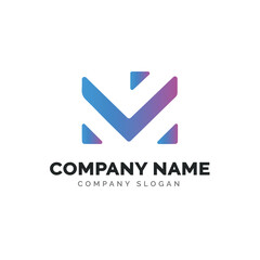 Letter MZ logo design, vector logo design 