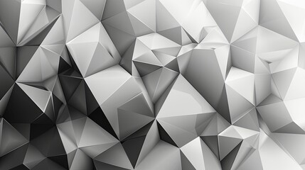 Geometric abstract background triangles in a monochromatic 